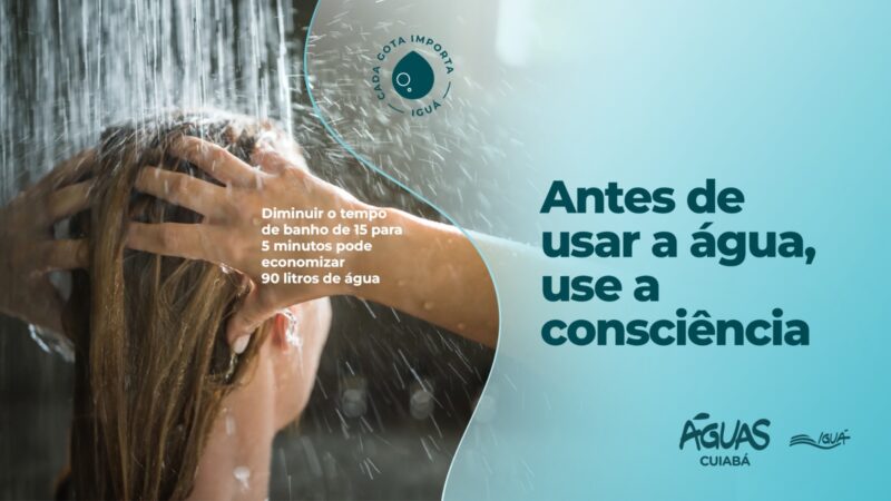 Iguá Saneamento faz alerta sobre a importância do consumo consciente de água para o enfrentamento da estiagem